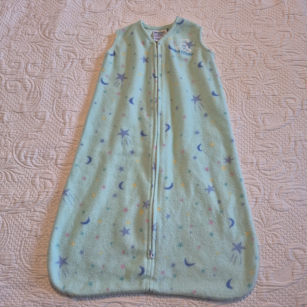 Halo baby 0-6 months light green wearable blanket, GUC